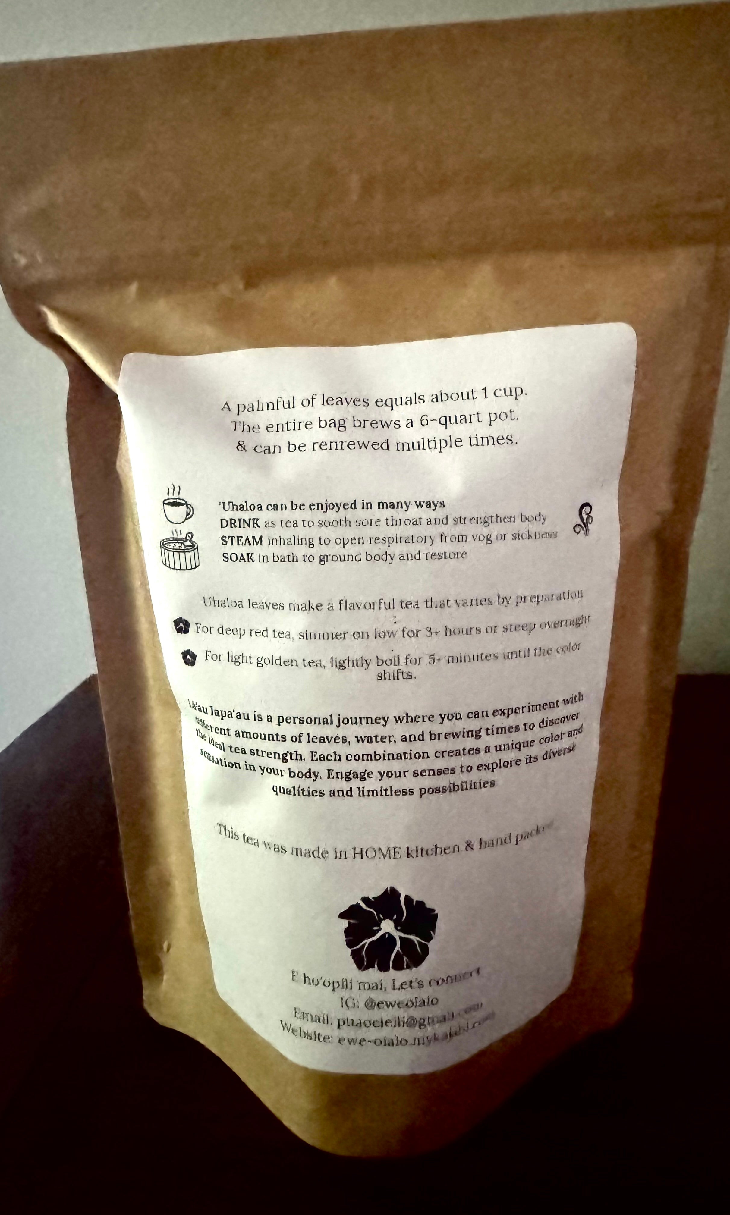 ʻUhaloa Loose Leaf Tea